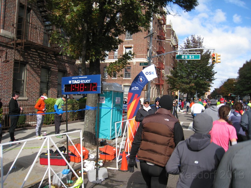 2014 NYRR Marathon 0236.jpg - The 2014 New York Marathon on November 2nd. A cold and blustery day.
